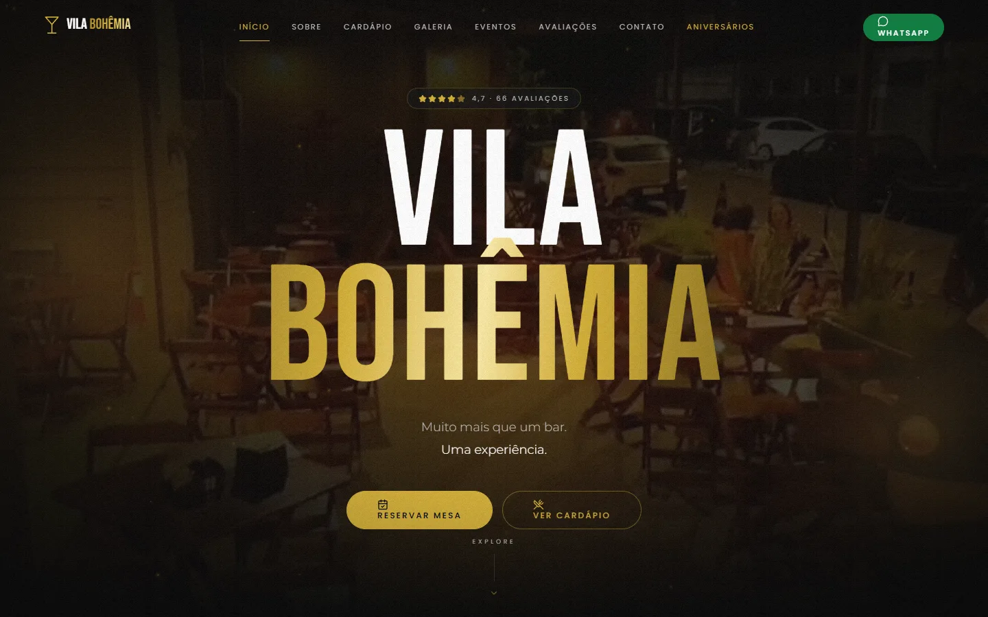 Site da Vila Bohêmia